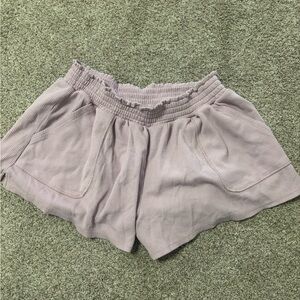 Aeropostale Light Pink Waffle Lounge Shorts M